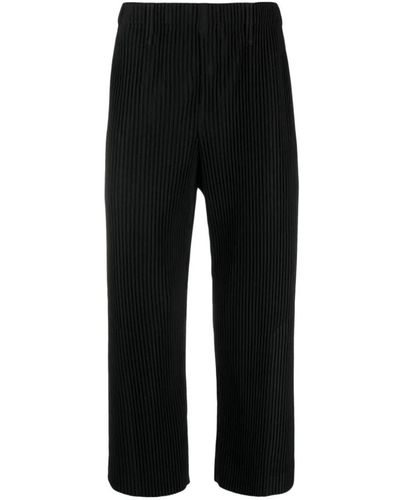 Issey Miyake Trousers > straight trousers - Noir