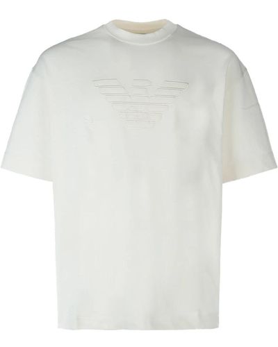 Emporio Armani Casual baumwoll t-shirt - Weiß