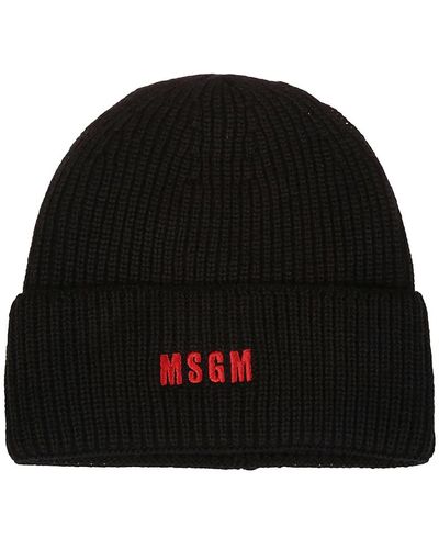 MSGM Hats - Schwarz