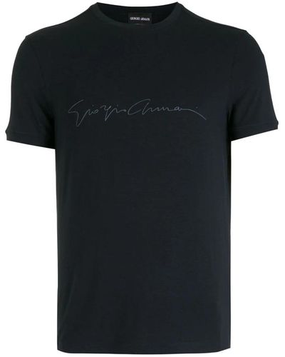 Giorgio Armani T-Shirts - Schwarz