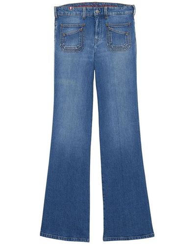 Ines De La Fressange Paris Jeans > boot-cut jeans - Bleu