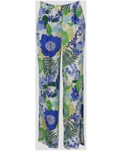 P.A.R.O.S.H. Wide trousers - Azul
