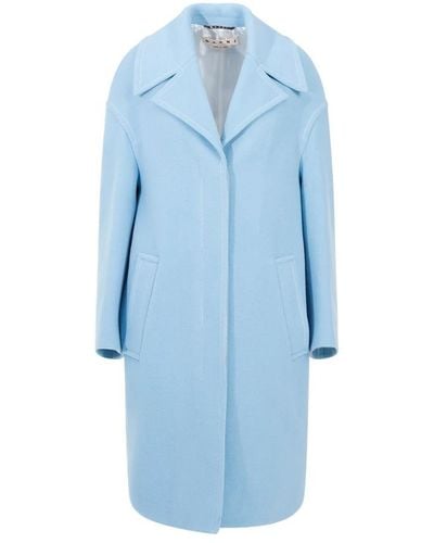 Marni Opal cappotto in lana - Blu