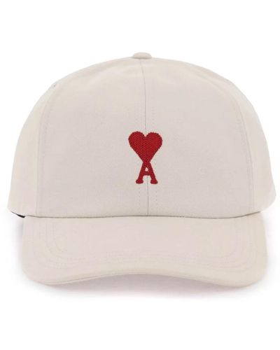 Ami Paris Accessories > hats > caps - Blanc