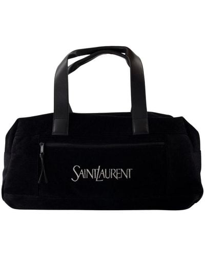 Saint Laurent Logo reisetasche - Schwarz