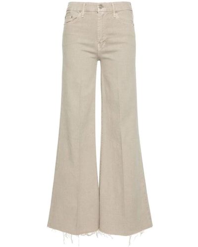 Mother Wide trousers - Natur