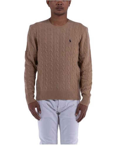 Ralph Lauren Classico maglione in lana girocollo - Marrone