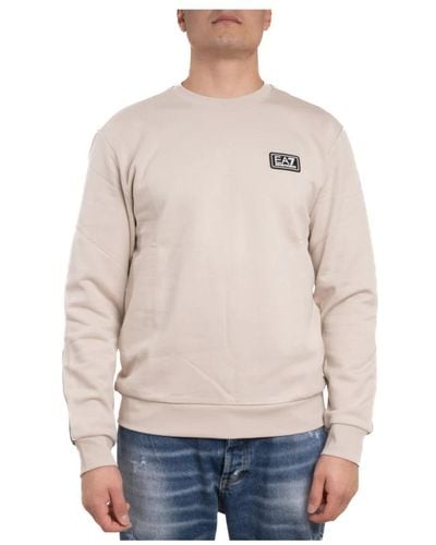 EA7 Sweatshirts - Natural