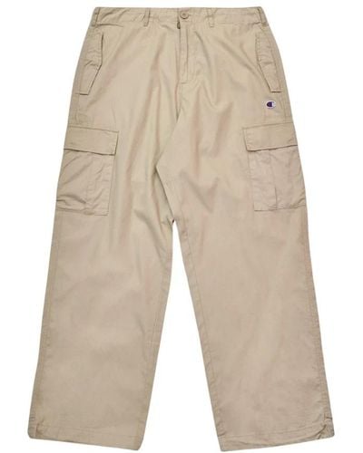 Champion Straight Trousers - Natural