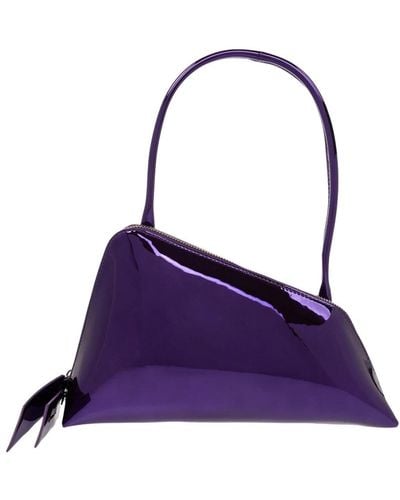 The Attico Sunrise shoulder bag - Viola