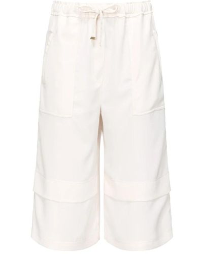 Pinko Long Shorts - White