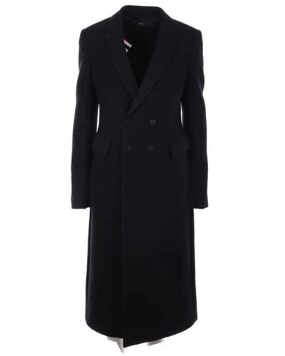 SAPIO Double-Breasted Coats - Black