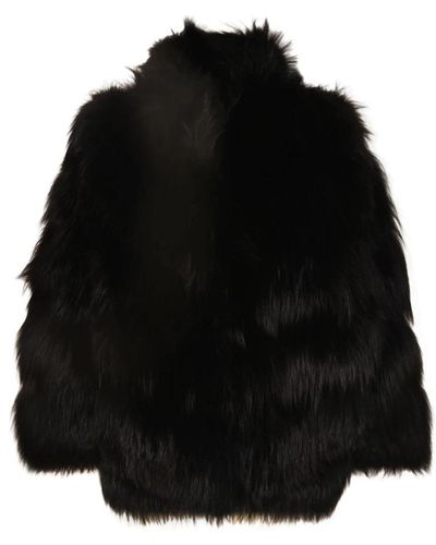 Simonetta Ravizza Faux Fur & Shearling Jackets - Black