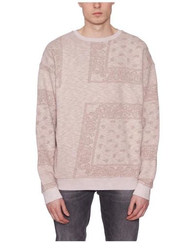 Giorgio Brato Bandana print crewneck sweatshirt - Pink