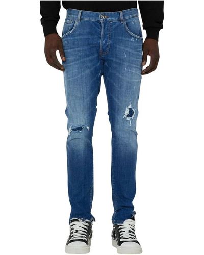 John Richmond Slim-fit jeans - Blau