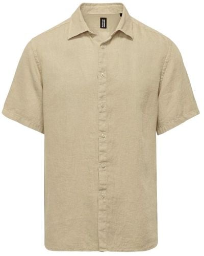 Bomboogie Short Sleeve Shirts - Natural