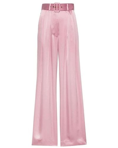 Zimmermann Wide Trousers - Pink