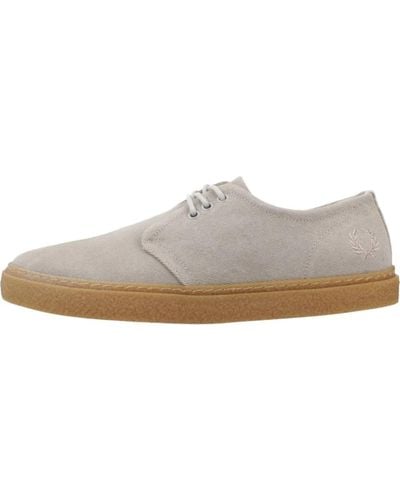 Fred Perry Shoes > flats > laced shoes - Gris
