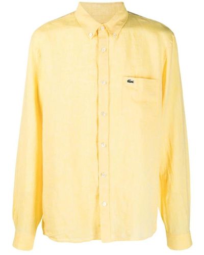 Lacoste Casual Shirts - Yellow