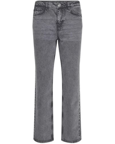 Mos Mosh Straight Jeans - Grey