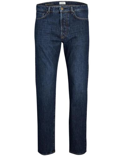 Jack & Jones Slim-fit baumwoll jeans - Blau