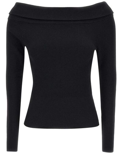 IRO Round-Neck Knitwear - Black