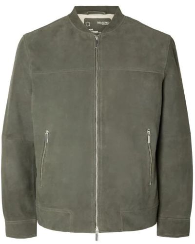 SELECTED Bomber Jackets - Green