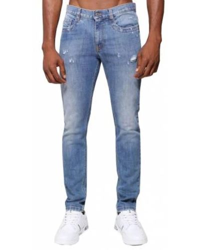 Bikkembergs Jeans skinny - Bleu