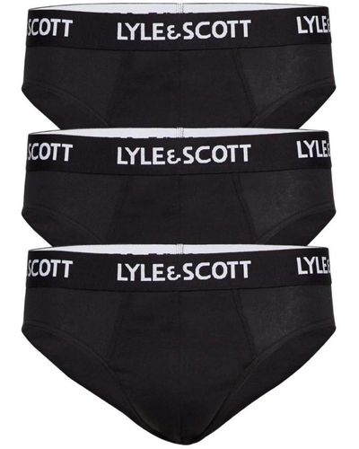 Lyle & Scott Confezione da 3 paia di slip - Nero