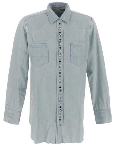 Golden Goose Denim Shirts - Blue