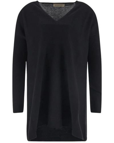 Gentry Portofino Knitwear > v-neck knitwear - Noir