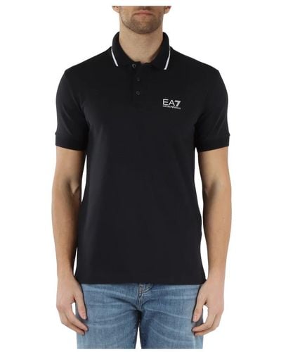 EA7 Polo Shirts - Black