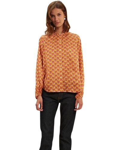 Ines De La Fressange Paris Blouses & shirts > blouses - Orange