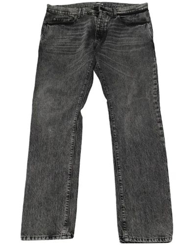Saint Laurent Straight Jeans - Gray