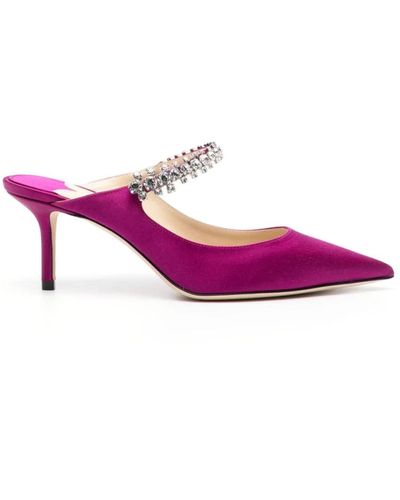 Jimmy Choo Shoes > heels > heeled mules - Violet