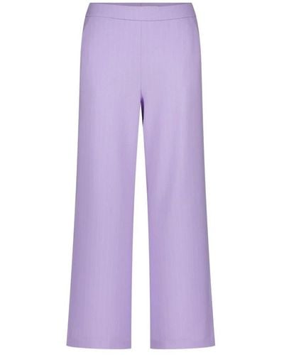 RAFFAELLO ROSSI Wide Trousers - Purple