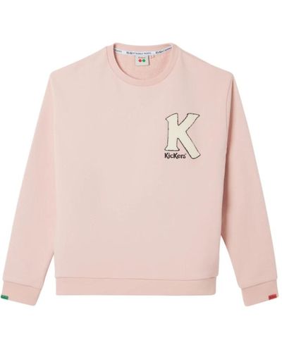 Kickers Big k sweater lifestyle baumwolle sweatshirt - Pink