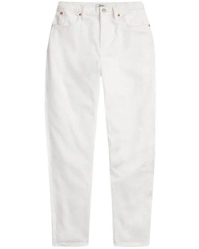 Polo Ralph Lauren Trousers > slim-fit trousers - Blanc