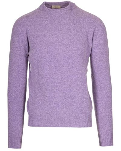 Altea Knitwear > round-neck knitwear - Violet