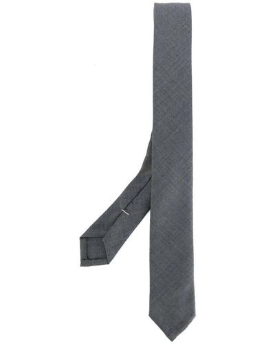 Thom Browne Klassische krawatte aus super 120's twill,marineblauer klassischer krawatte in super 120's twill - Grau