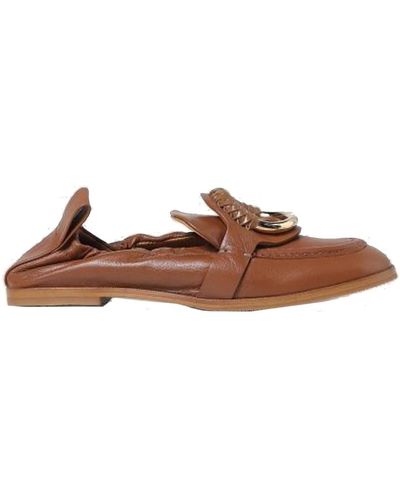 See By Chloé Leder loafers - Braun