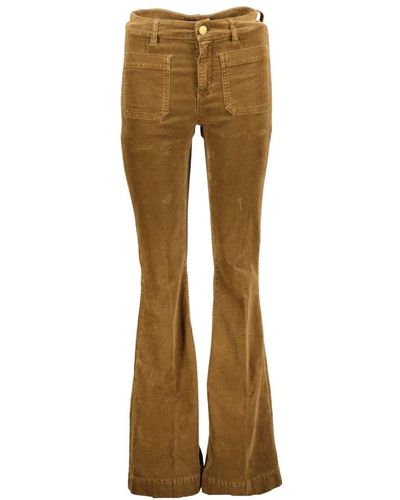 The Seafarer Wide Trousers - Brown