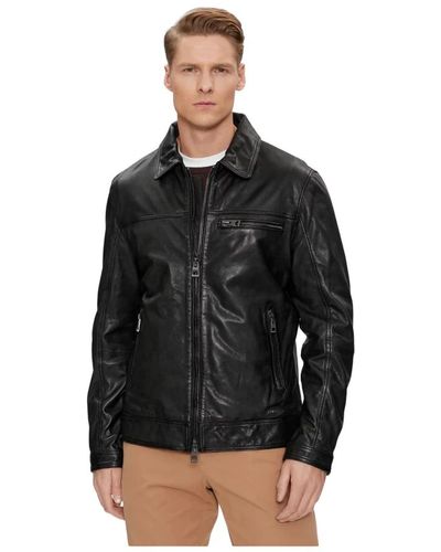 Guess Leather giacche - Nero