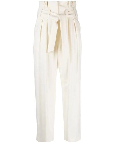 IRO Trousers > slim-fit trousers - Blanc
