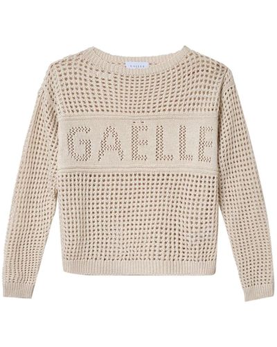 Gaelle Paris Round-neck knitwear - Weiß