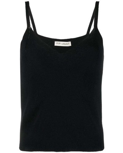 Our Legacy Sleeveless tops - Negro