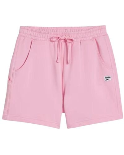 PUMA Sommer taille shorts für frauen - Pink