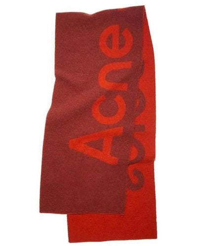 Acne Studios Winter Scarves - Red
