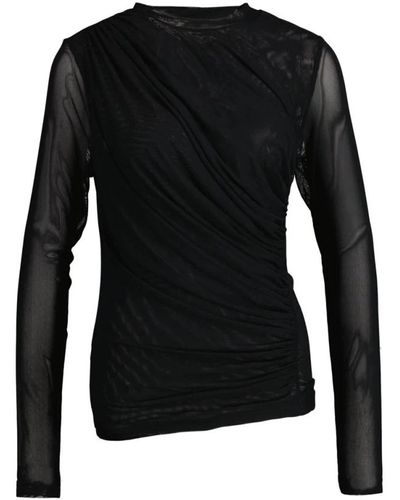 co'couture Stylisches Longsleeve - Schwarz