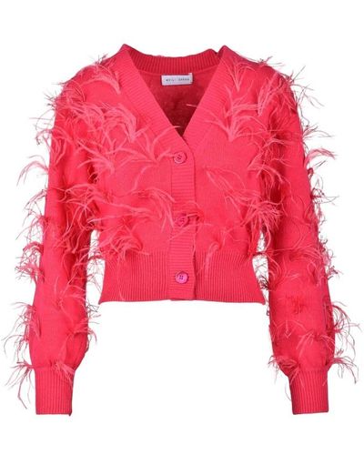 WEILI ZHENG Knitwear > cardigans - Rouge